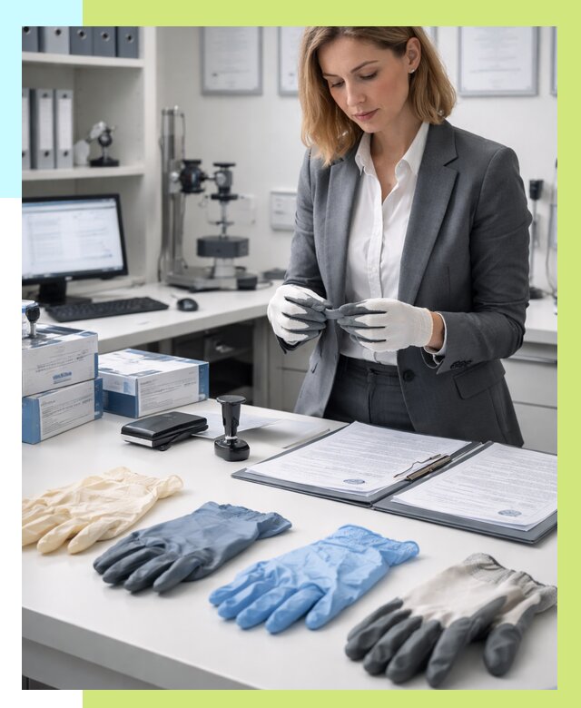 Сертификация перчаток в Лесозаводске от 8787 р. | Алешин-Лсз