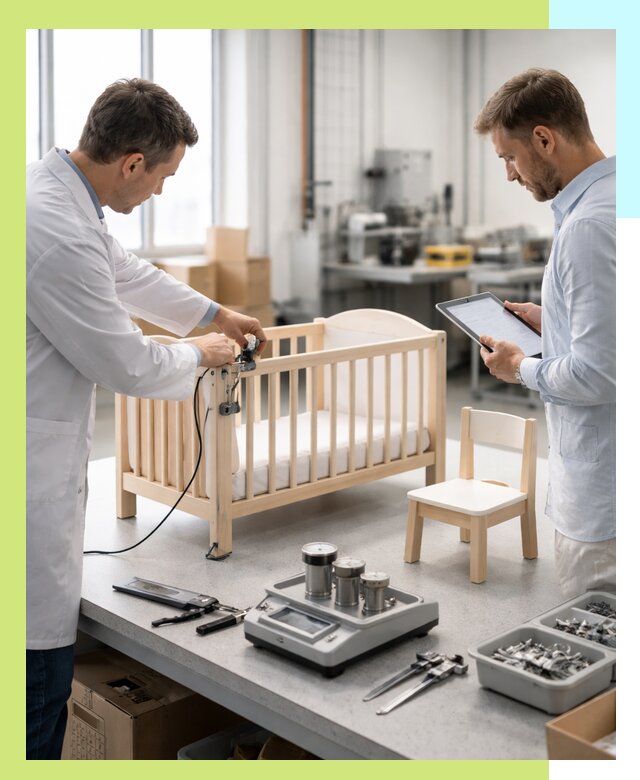 Сертификация детской мебели и проверка безопасности в Лесозаводске