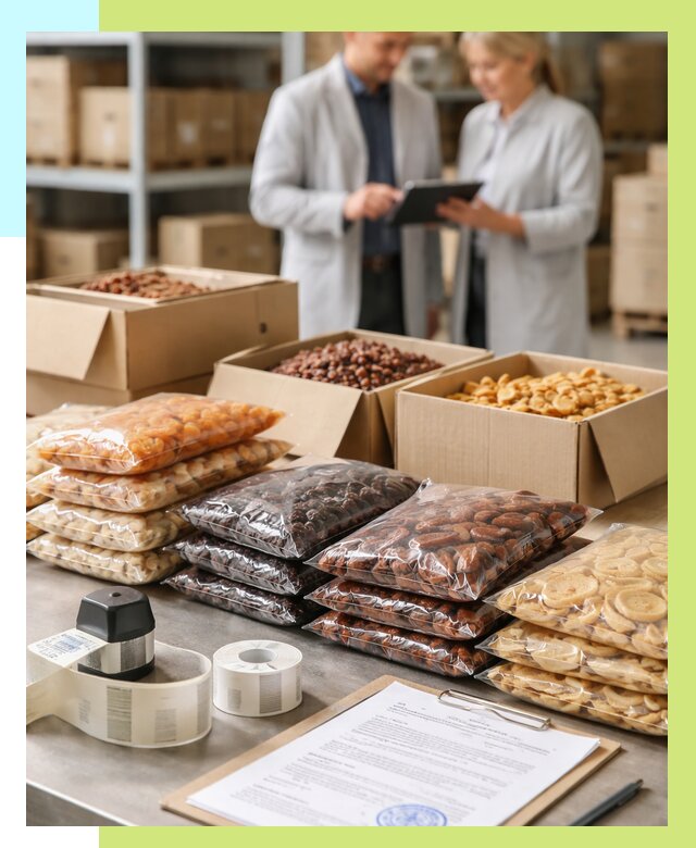 Сертификация сухофруктов в Лесозаводске от 12406 р. | Алешин-Лсз под ключ