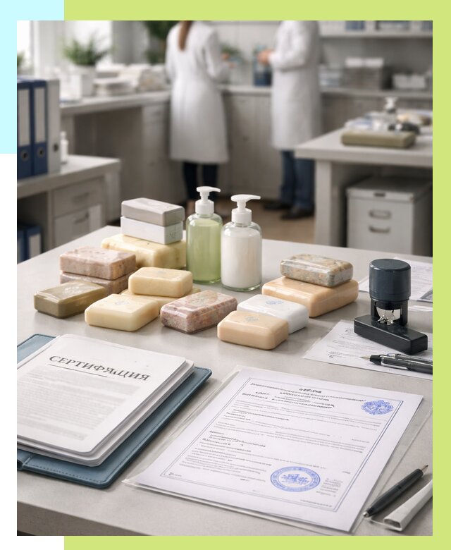 Сертификация мыла и сертификат на мыло в Лесозаводске от 12406 | Алешин-Лсз