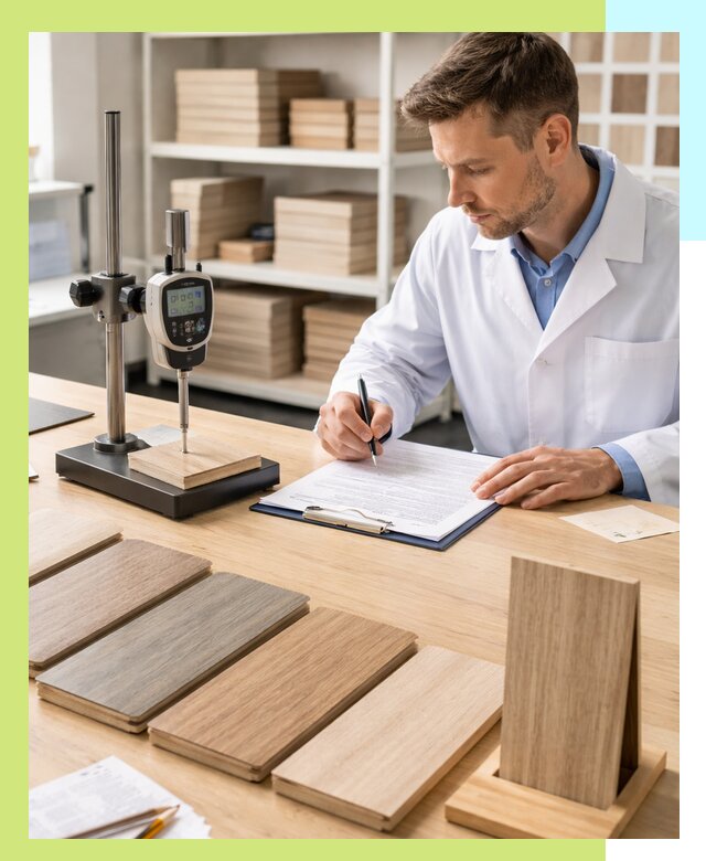 Сертификация ламината с испытаниями и оформлением документов в Лесозаводске