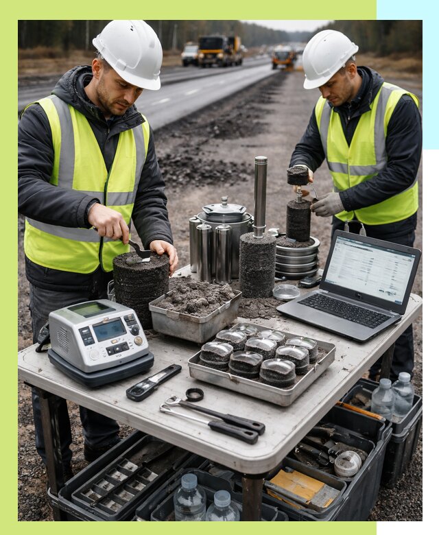 Сертификация асфальта: испытания и подтверждение в Лесозаводске