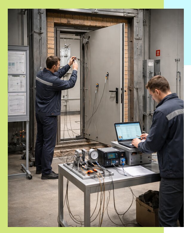 Сертификация противопожарных дверей в Лесозаводске по ГОСТ и ТР