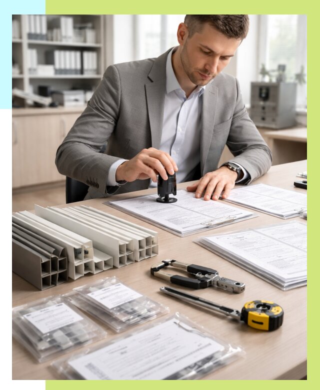 Сертификация ПВХ продукции в Лесозаводске от 8787 р., Алешин-Лсз