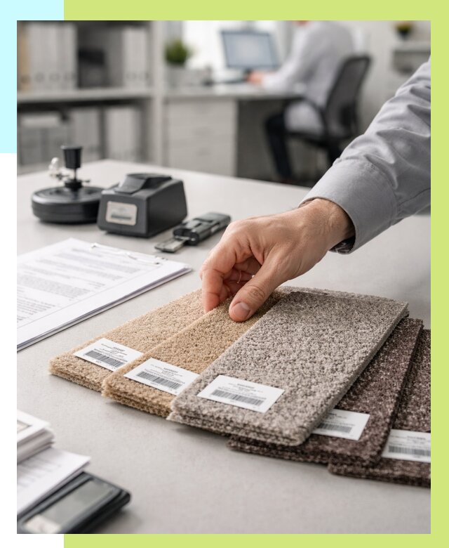 Сертификация ковролина в Лесозаводске от 15507 р., Алешин-Лсз