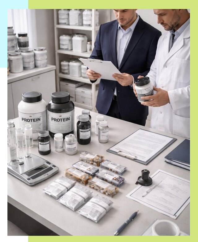 Сертификация спортивного питания в Лесозаводске от 15507 р., Алешин-Лсз