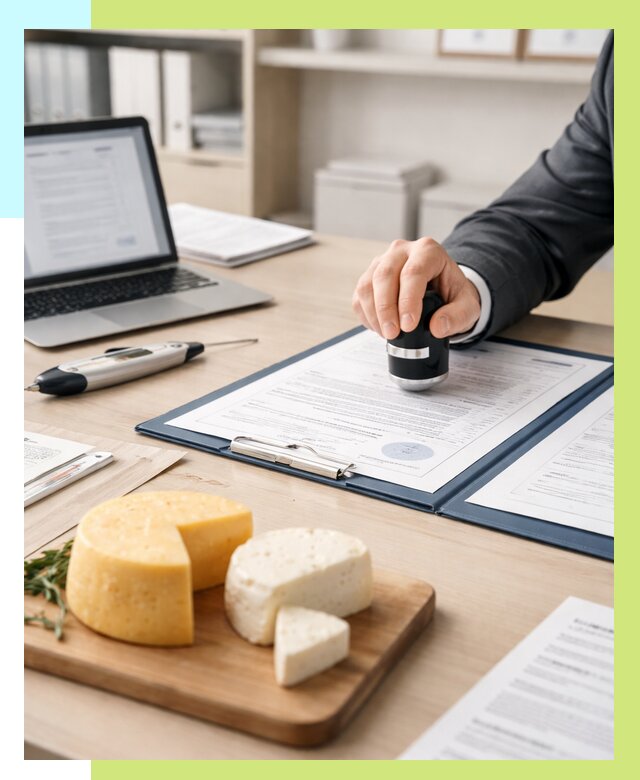 Сертификация сыров в Лесозаводске от 15507 р | Сертификат на сыр Алешин-Лсз