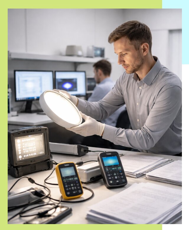 Сертификация светильников в Лесозаводске: испытания и оформление