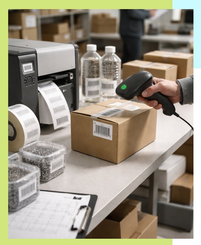 Штрихкодирование продукции и маркировка для продажи в Лесозаводске