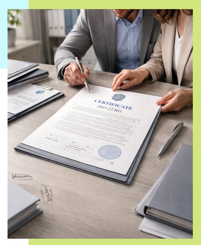 Сертификат ISO 22301 в Лесозаводске от 46521 р. | Алешин-Лсз срочно