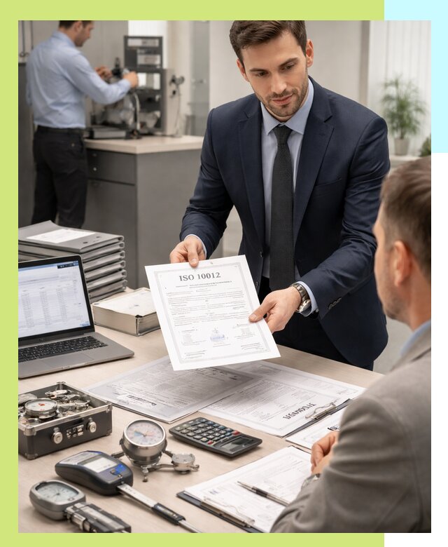 Выдача сертификата ISO 10012 по требованиям метрологии в Лесозаводске