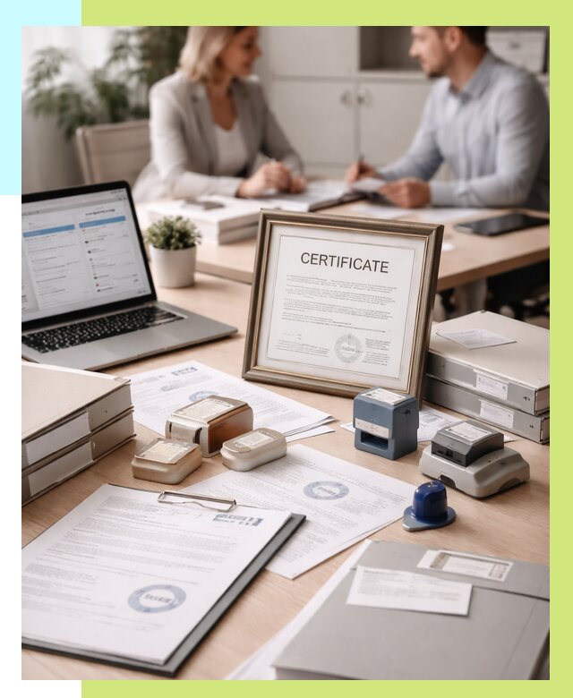 Сертификация компании в Лесозаводске от 46521 р. | Алешин-Лсз — заказ